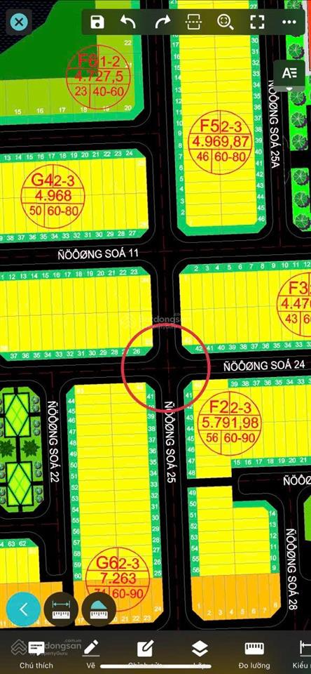 Kdc tái định cư thái sơn long hậu, cần bán nền góc ngã 4, giá tốt nhất dự án chỉ 2tỷ350