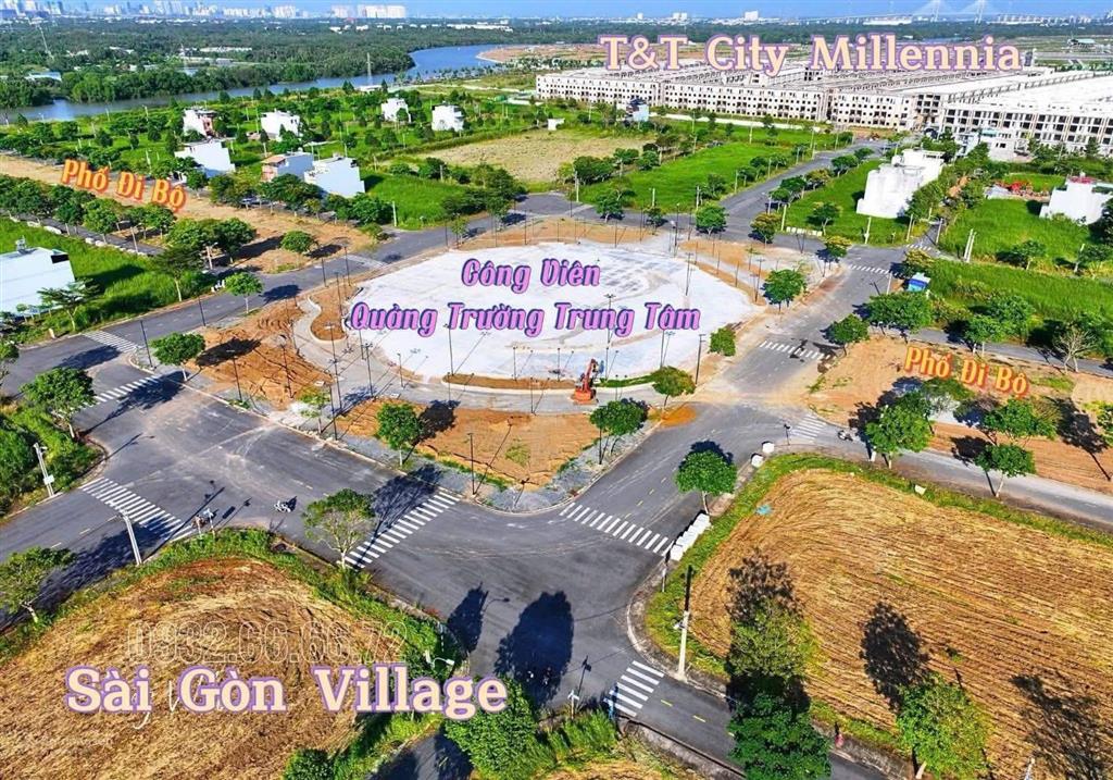 Bán đất nền dự án saigon village, nền sạch đẹp không hạ tầng, không lỗi phong thuỷ giá chỉ 1tỷ950