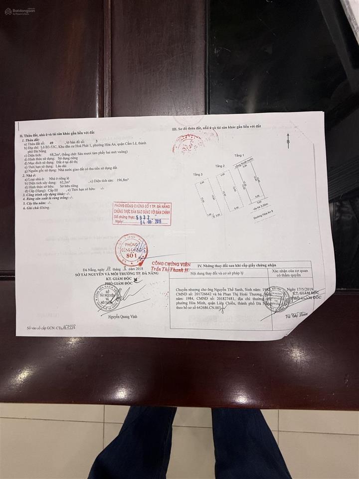 Siêu phẩm mt số 36 hoà an 9 an khê tp đn nhà 3 tầng 3 mê full nội thất chỉ xách vali vô ở