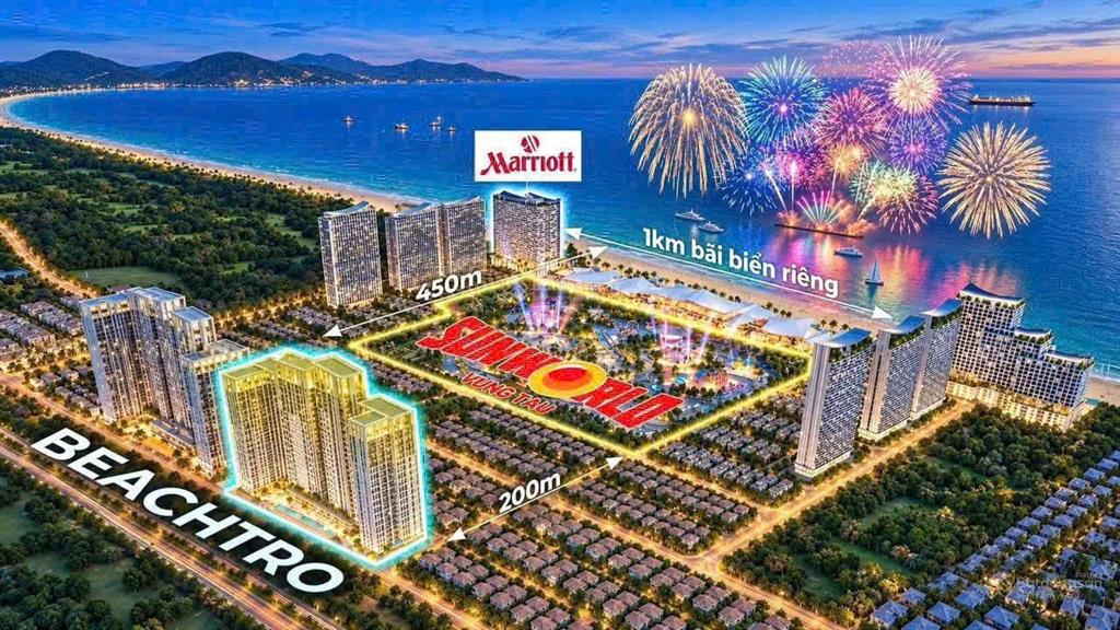 Chỉ 2,8 tỷ cho 56 m2 căn hộ sở hữu lâu dài tại khu đô thị biển blanca city sungroup