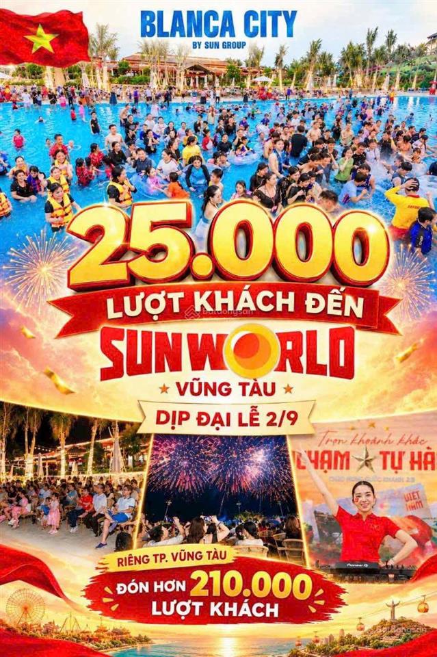 Chỉ 2,8 tỷ cho 56 m2 căn hộ sở hữu lâu dài tại khu đô thị biển blanca city sungroup