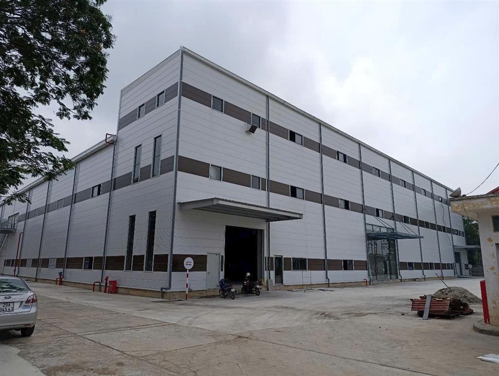CHO THUÊ 12.000M² NHÀ XƯỞNG MỚI XÂY TẠI KCN QUANG MINH - MÊ LINH - HÀ NỘI