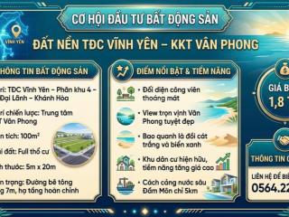 Tái định cư vĩnh yên  pk4 kkt vân phong  khánh hoà