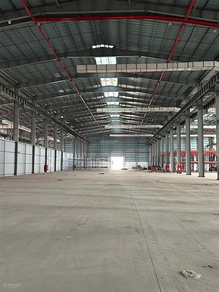 Cho thuê 30.000m2 nhà xưởng trong khu công nghiệp tại hải dương