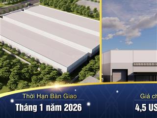 Cho thuê 4.200m² nhà xưởng tại kcn đồng văn, vị trí chiến lược, sẵn sàng bàn giao