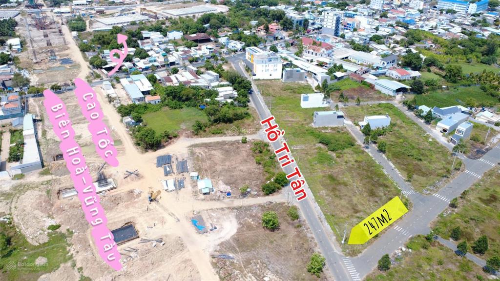 Chủ cần bán gấp lô gốc 2 mặt tiền 247m2 đường hồ tri tân  vòng xoay 2 con rồng  tp. bà rịa