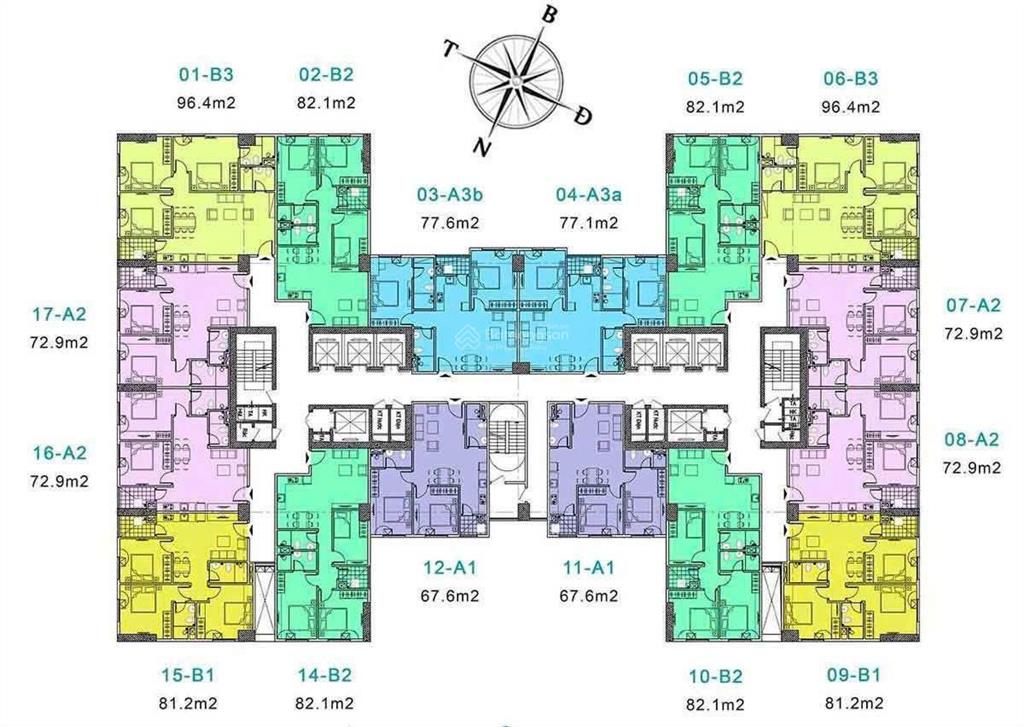 Cực hiếm sẵn sổ, căn góc 81m2 3pn 2wc eurowindow. view triển lãm. chỉ 4,86 tỷ