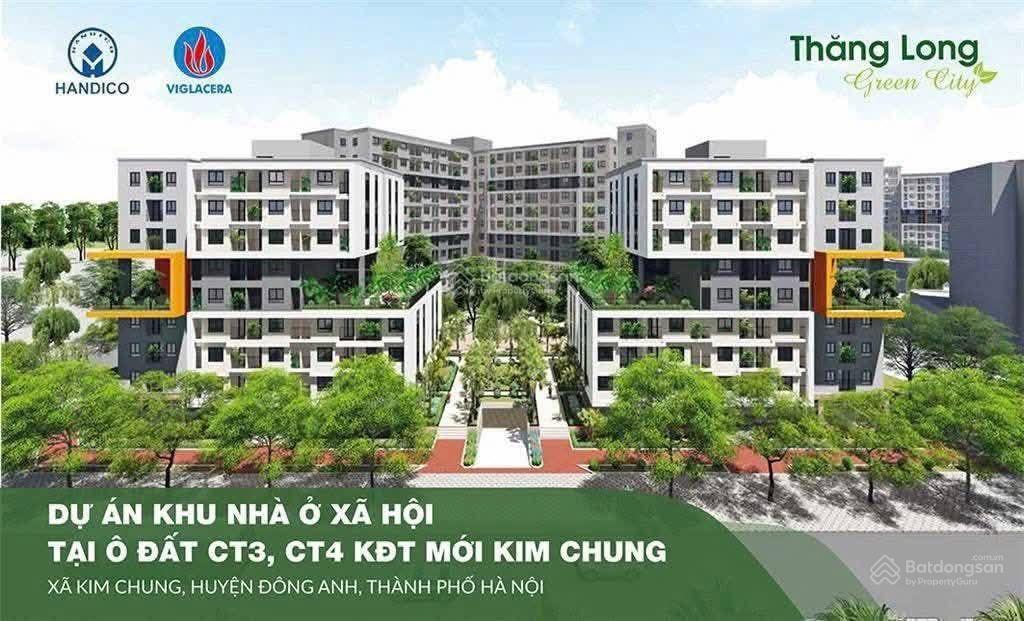 Bán chung cư thương mại lô góc ct3 kim chung đông anh nay thuộc xã thiên lộc hn 61m2 45 triệu/m2