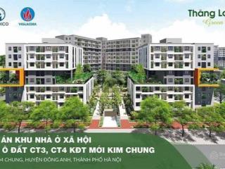 Bán chung cư thương mại lô góc ct3 kim chung đông anh nay thuộc xã thiên lộc hn 61m2 45 triệu/m2
