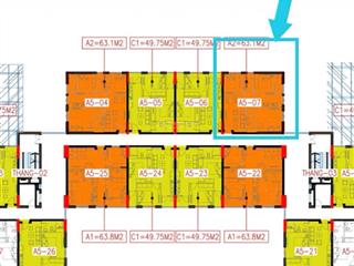 Bán chung cư thương mại ct3 kim chung tòa a tầng 5  07.28/7 này đến ngày ký. có hh 23tr. 43tr/m2