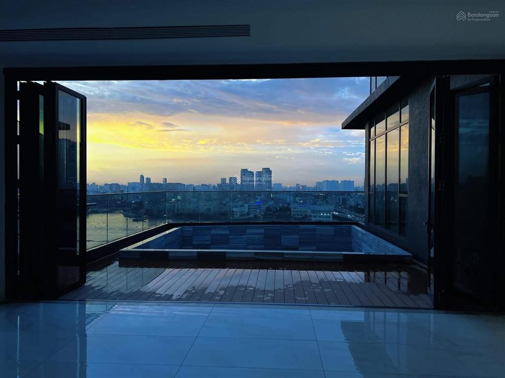 Bán penthouse the river thủ thiêm 470m² tầng cao 180 tỷ có sổ, nội thất cơ bản  đang trống sẵn