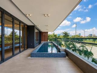 Cho thuê pool villa the river thủ thiêm 350 triệu 6pn, 5wc thang riêng, 380m2