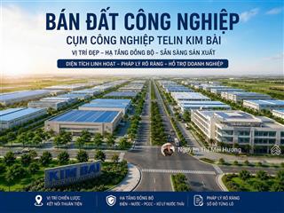 Cụm công nghiệp kim bài, bán gấp kho, nhà xưởng 2700m2, giá ưu đãi 8 triệu / m2
