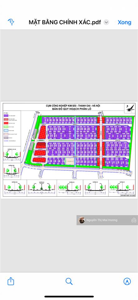 Hàng hiếm tại cụm công nghiệp kim bài, 6,5 triệu / m2, 4700 m2, giá bán 7,xtr/m2