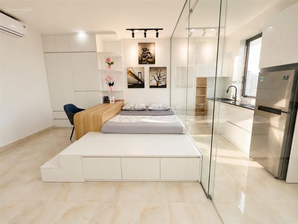 Cho thuê căn hộ full nội thất 10tr5/th, tách bếp, có thang máy khu cityland phường 10, gò vấp
