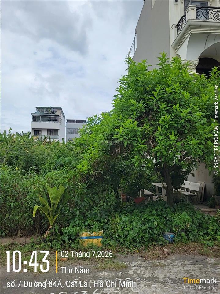 Hàng hiếm! khuôn đất thạnh mỹ lợi quận 2, xd hầm 4 tầng, 7x18,5m giảm mạnh về 17 tỷ chốt trong tuần