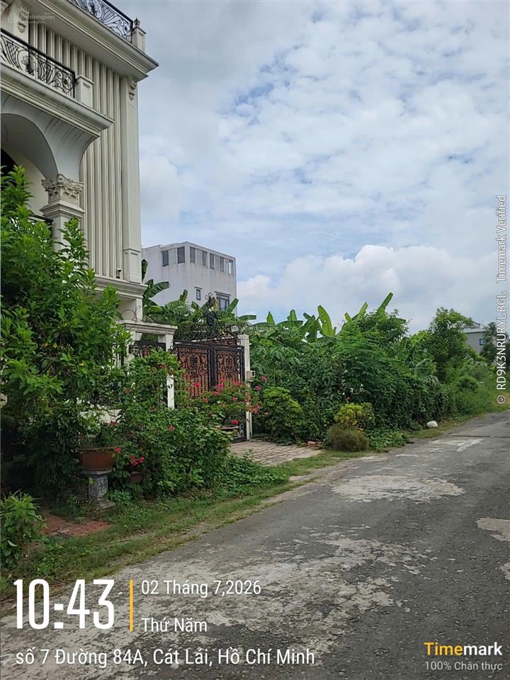 Hàng hiếm! khuôn đất thạnh mỹ lợi quận 2, xd hầm 4 tầng, 7x18,5m giảm mạnh về 17 tỷ chốt trong tuần