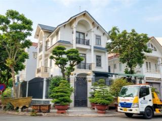 Chủ định cư! biệt thự góc 2mt dương văn an xây tâm huyết hầm 3 tầng, siêu thị mega an phú, 12x20m