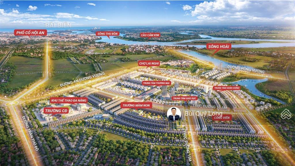 Chính chủ gửi bán đất nền royal new hội an city lô 150m2 đường 10m5 giá rẻ chỉ 1,95 tỷ