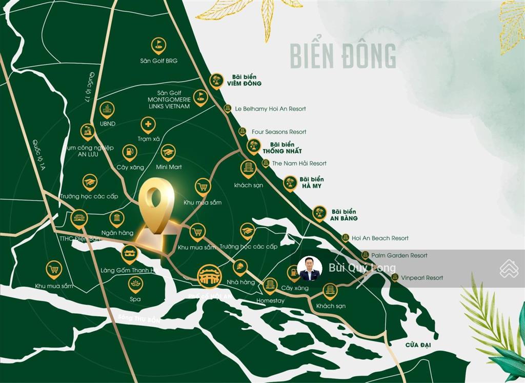 Chính chủ bán đất new hội an city dt 102m2 đường 7m5 giá sụp hầm 1.58 tỷ