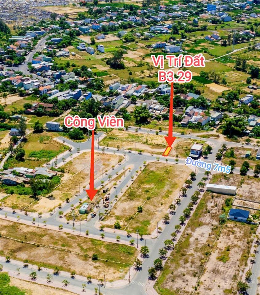 Chính chủ gửi bán đất dự án hội an green village  lai nghi, block b3.29, hướng tây, giá 12.3tr/m2