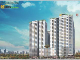 Siêu phẩm gía tốt bcons gardencăn góc 2pn/2wc58m2tầng trung view thoáng0357 709 *** ms hằng