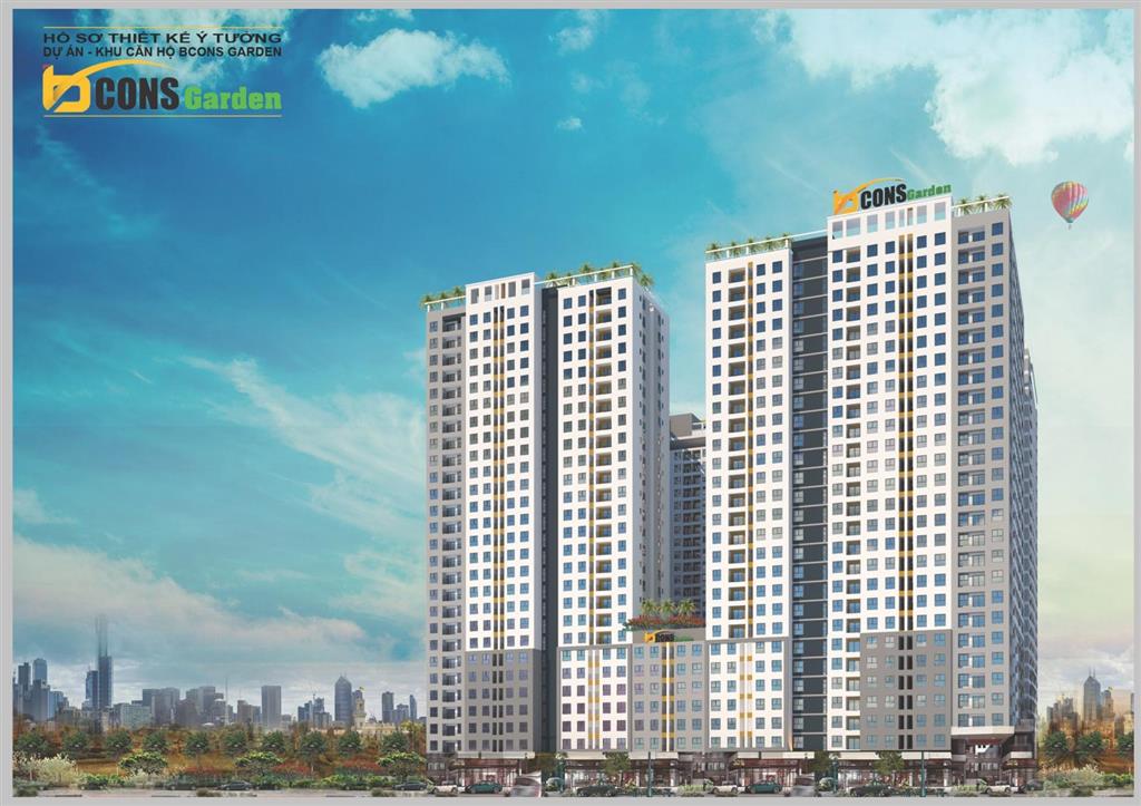 Bán bcons garden rẻ nhất thị trường2pn/2wc giá 1,95 tỷ  tặng full nội thất   0357 709 *** hằng