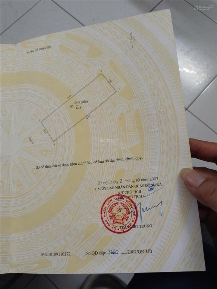 Trung tâm đống đa  phân lô vũ thạnh  hào nam  ô tô đỗ cửa, chui thẳng vào nhà  nhà dân xây