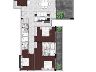 Penthouse 4 phòng ngủ 200m2 tầng 23  ký hdmb 1,6 tỷ là sở hữu, chiết khấu đến 10%