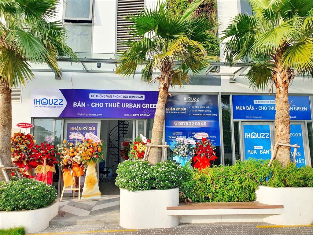Cho thuê shophouse urban green hoàn thiện 150m2, mặt tiền đường số 6, giá cố định 2 năm