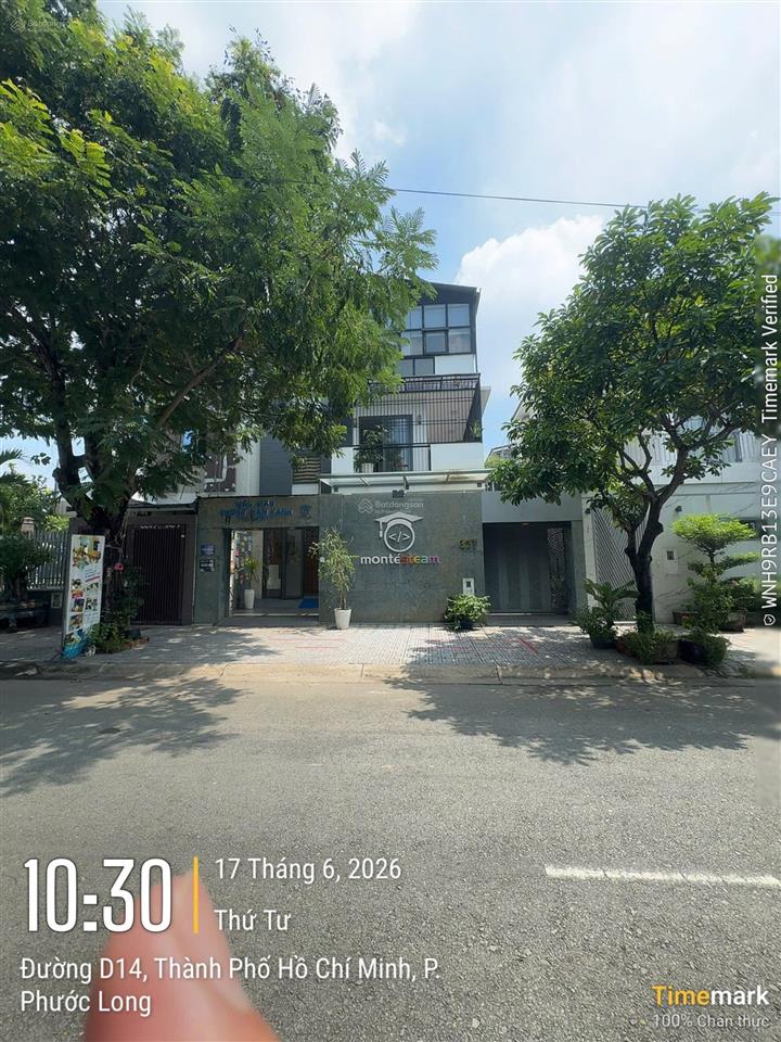 Bán nhà villa đường d liên phường  đối diện global city 10x18,5  177m2 4tầng hdt 50tr/th giá 19tỷ