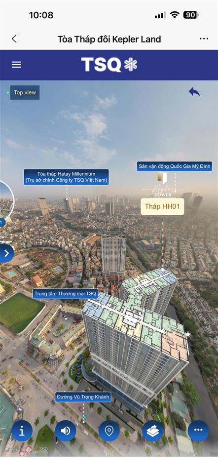 Chính chủ bán căn a07 ban công nam tầng đẹp toà hh01 kepler land giá 3,9 tỷ thu nết.  0961 940 ***