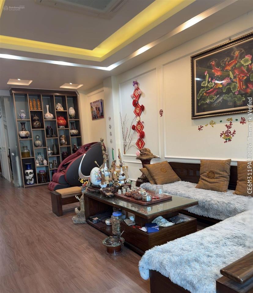 Ô tô đỗ cổng phố minh khai 50m2 x6t thang máy full nội thất lô góc 2 thoáng kd sổ đỏ cc