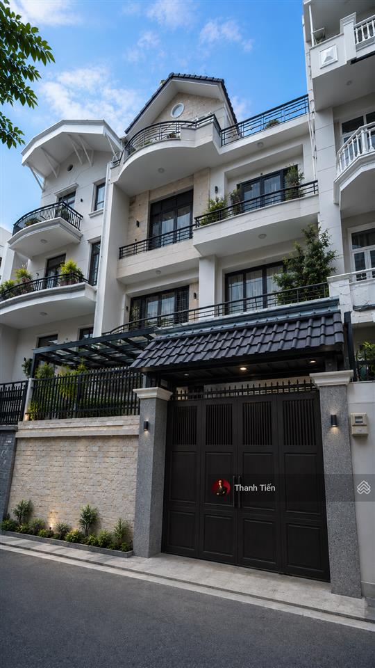 Bán nhà đẹp 5 tầng 8x16m. hđt 60tr/tháng. hẻm vip đường hồng hà, khu công chức  26,5 tỷ tl