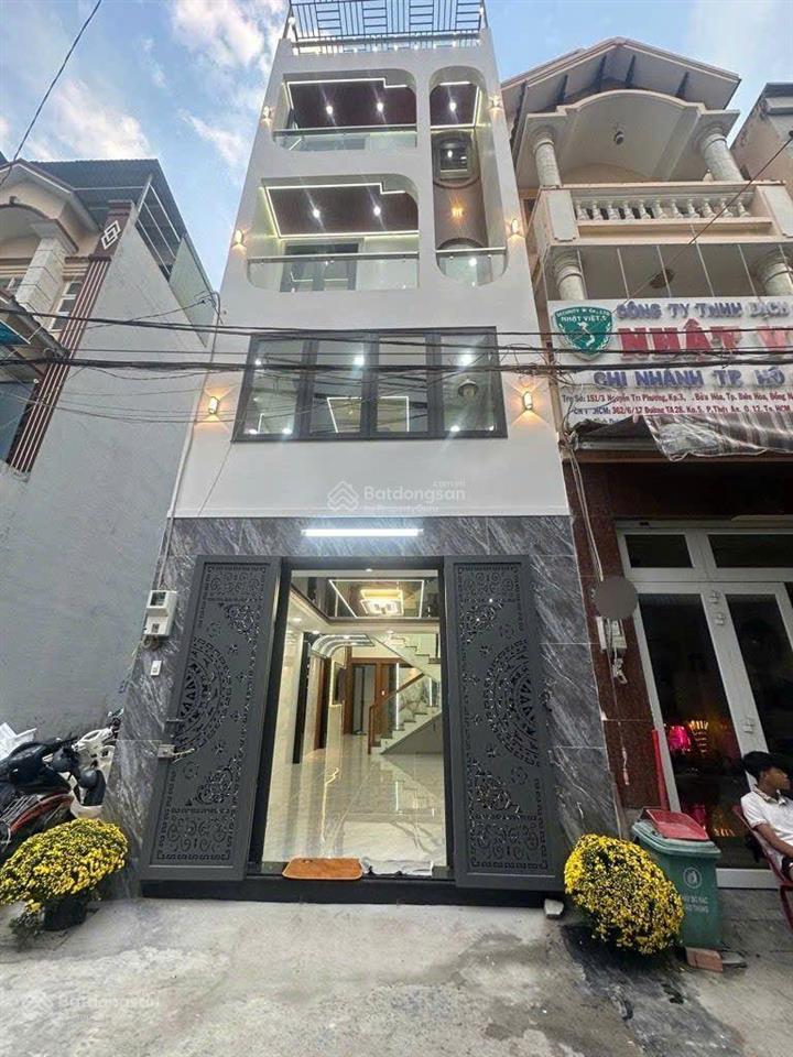 Nhà 5 tầng full nội thất đường lê thị riêng, phường thới an, q12, dt 55,3m2, hẻm ôtô giá 7,68tỷ