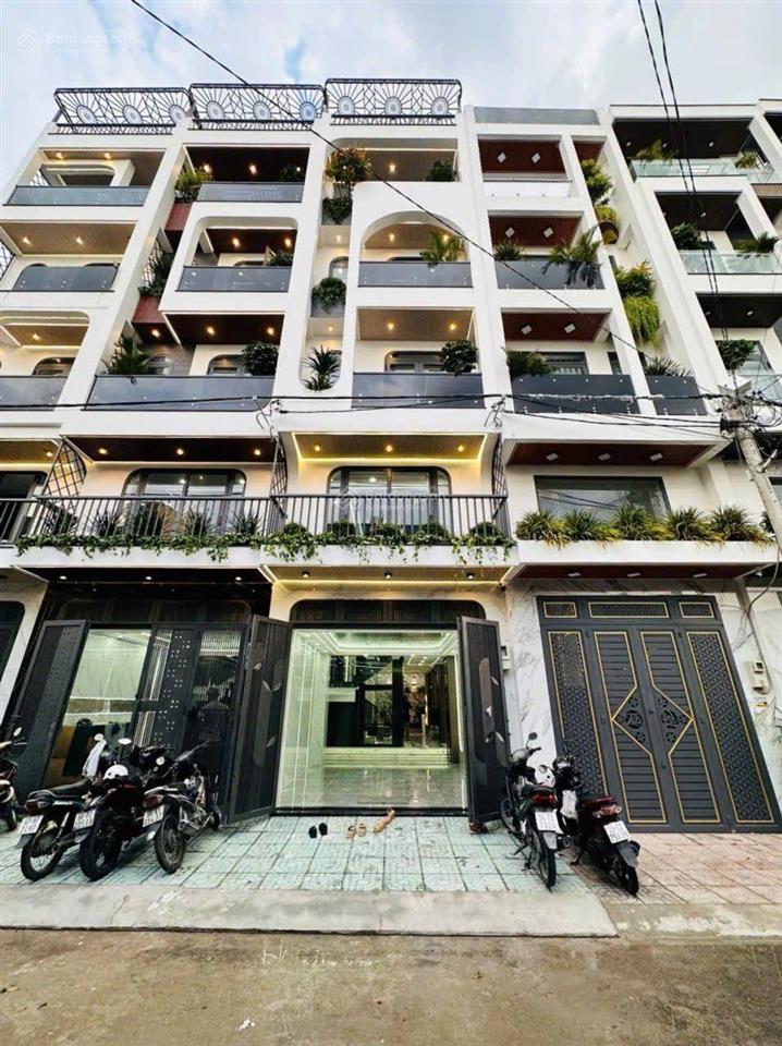 Nhà 5 tầng thang máy+ full nội thất đường thạnh xuân 25 phường thạnh xuân q12, 60m hẻm 8m