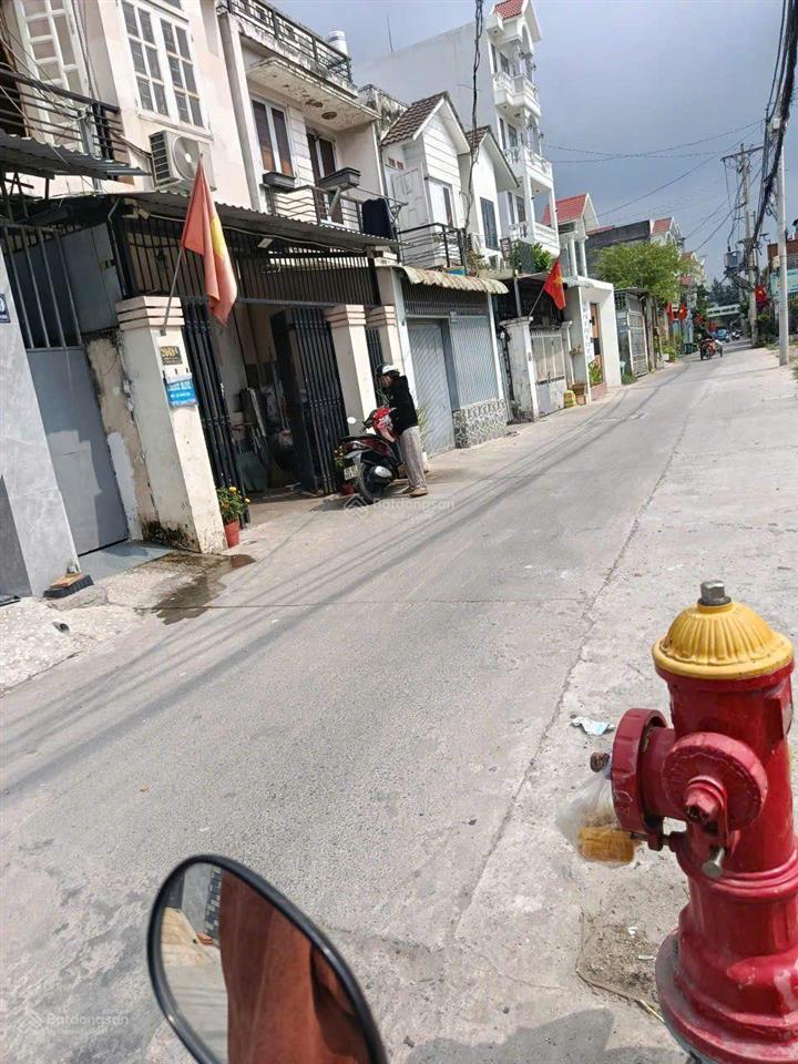 Nhà cấp 4 mặt tiền lô góc đường thạnh xuân 24 phường thạnh xuân q12, dt 95m(5,7*17) hẻm 7m giá 6tỷ