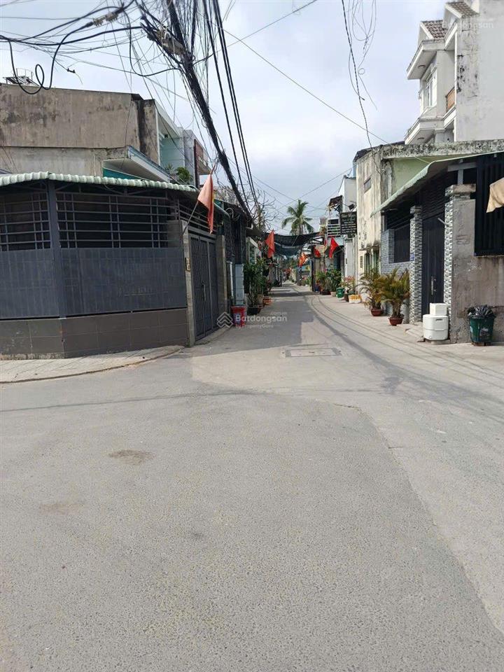 Nhà cấp 4 mặt tiền lô góc đường thạnh xuân 24 phường thạnh xuân q12, dt 95m(5,7*17) hẻm 7m giá 6tỷ