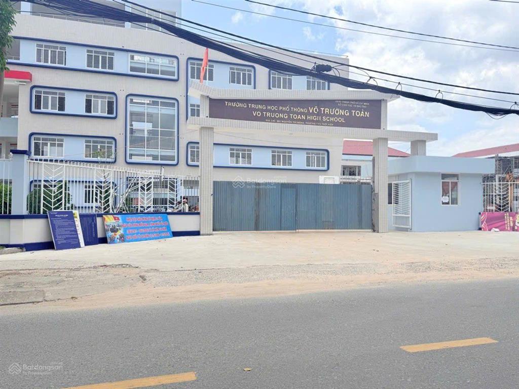 Nhà 2 tầng mặt tiền đường nguyễn thị đặng, phường hiệp thành, q12, dt 150m2 (5mx30m) đường 12m