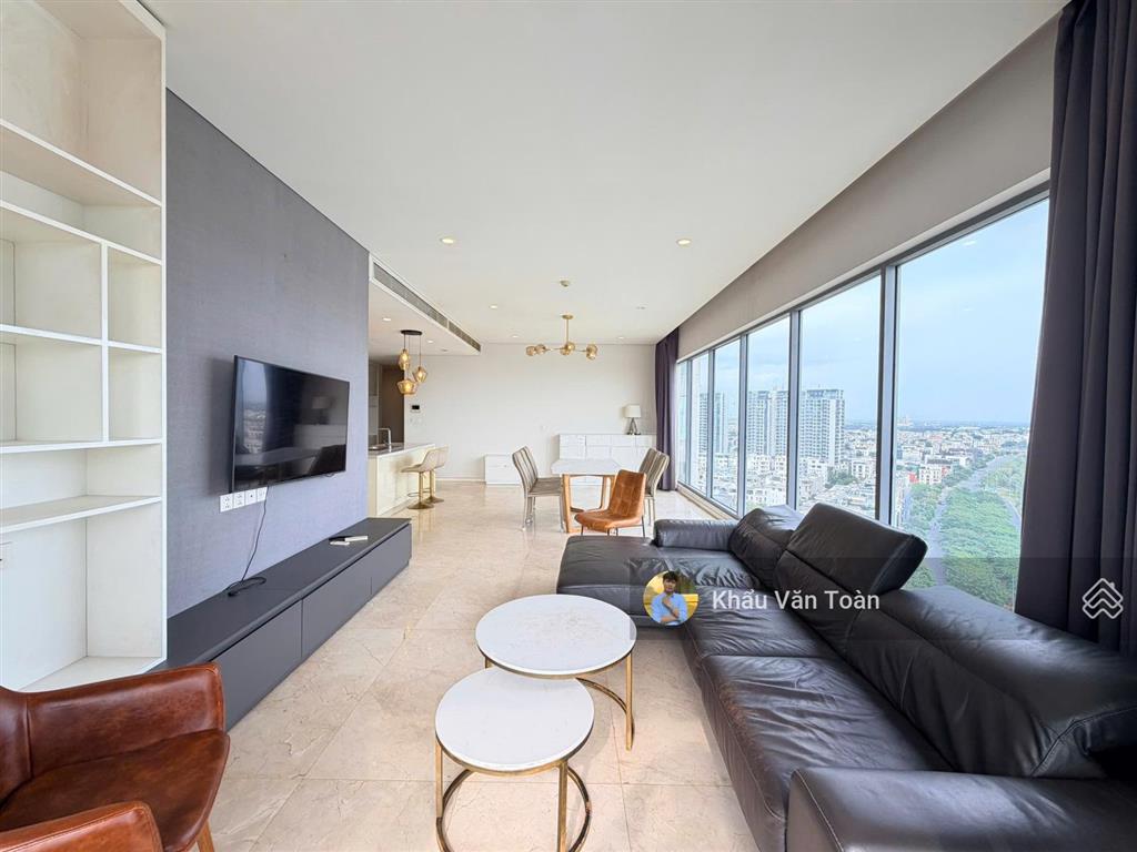Chung cư cao cấp 3pn siêu rộng 164m2, view trực diện sông sg và pháo hoa quận 1, 2 ban công thoáng