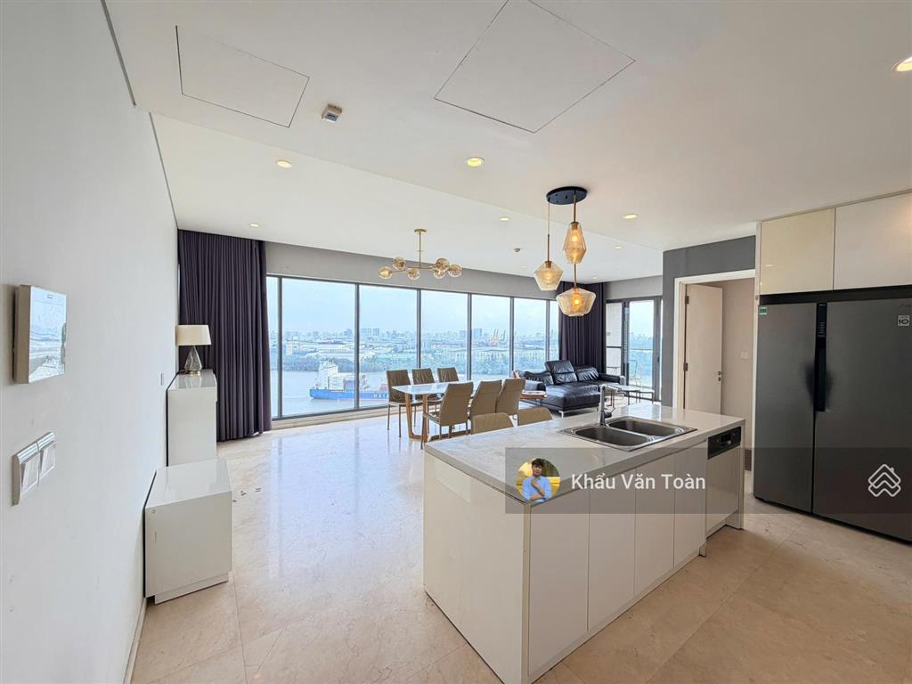 Chung cư cao cấp 3pn siêu rộng 164m2, view trực diện sông sg và pháo hoa quận 1, 2 ban công thoáng
