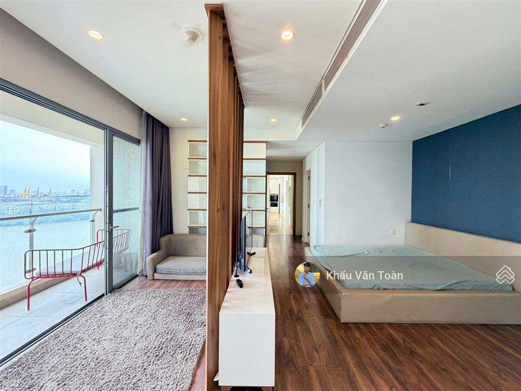 Chung cư cao cấp 3pn siêu rộng 164m2, view trực diện sông sg và pháo hoa quận 1, 2 ban công thoáng