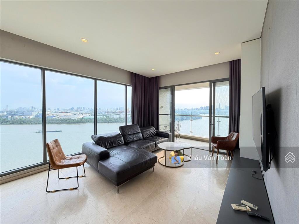 Chung cư cao cấp 3pn siêu rộng 164m2, view trực diện sông sg và pháo hoa quận 1, 2 ban công thoáng