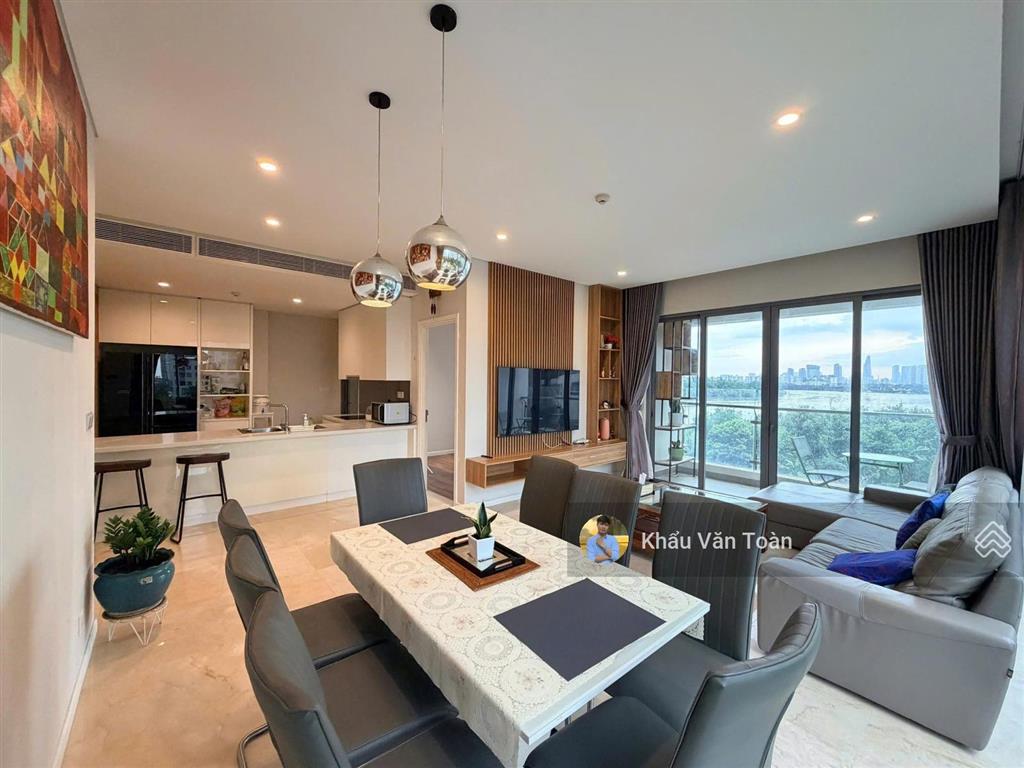Căn hộ cao cấp 3 phòng ngủ. view cực đẹp, trực diện sông sài gòn & ngắm pháo hoa quận 1 cực đẹp.