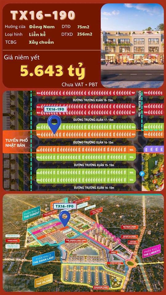 Nhà phố nhật bản trung tâm khu đô thị, giá chỉ từ 5,6 tỷ!