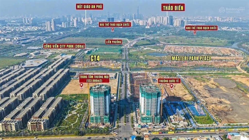 Masteri park place 3pn dt 97m2 dự án global city q2, giá 14,51 tỷ