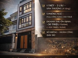 Bán chdv dòng tiền ổn định  trung tâm trường thọ, thủ đức  hẻm xe hơi thông thoáng