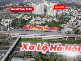 Đất góc 2 mặt 12x27 310 đối diện lavita garden cách ga metro bình thái 100m xây hầm 6 tầng