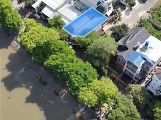 Đất góc 10x20 mặt tiền sông kdc thế kỷ lê hữu kiều, tp thủ đức