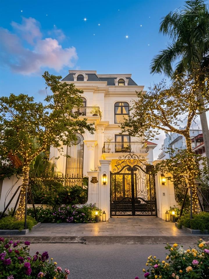 Bán biệt thự sao đỏ hải phòng đô thị vip, full nội thất châu âu